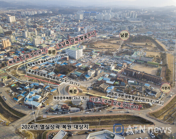 충남 홍성군, 4월부터 홍주읍성 서문지 주변 성곽 발굴 돌입