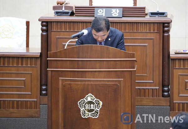 충남 계룡시의회는 6일 오전 11시경 개원 20주년 기념식을 개최했다.(사진=이기종 기자)